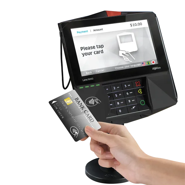 Ingenico Lane Retail and Pin Pad 7000/8000 series Contactless Card