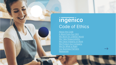 Ingenico - Code d’Éthique