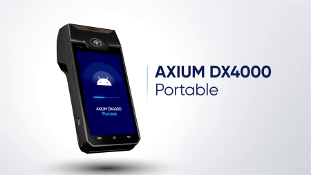 With AXIUM DX4000 Portable, enjoy a seamless checkout on the spot!