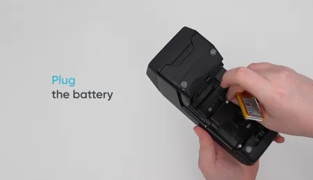 DESK/2600 - Como colocar a bateria e o cartão SIM