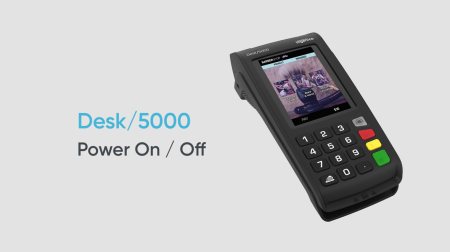DESK/5000 - Power On/Off