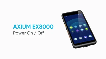 AXIUM EX8000 - Encendido/Apagado