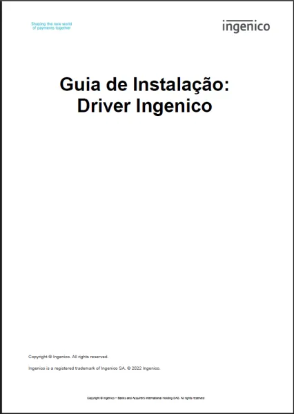 Guia de Instalação Driver Ingenico